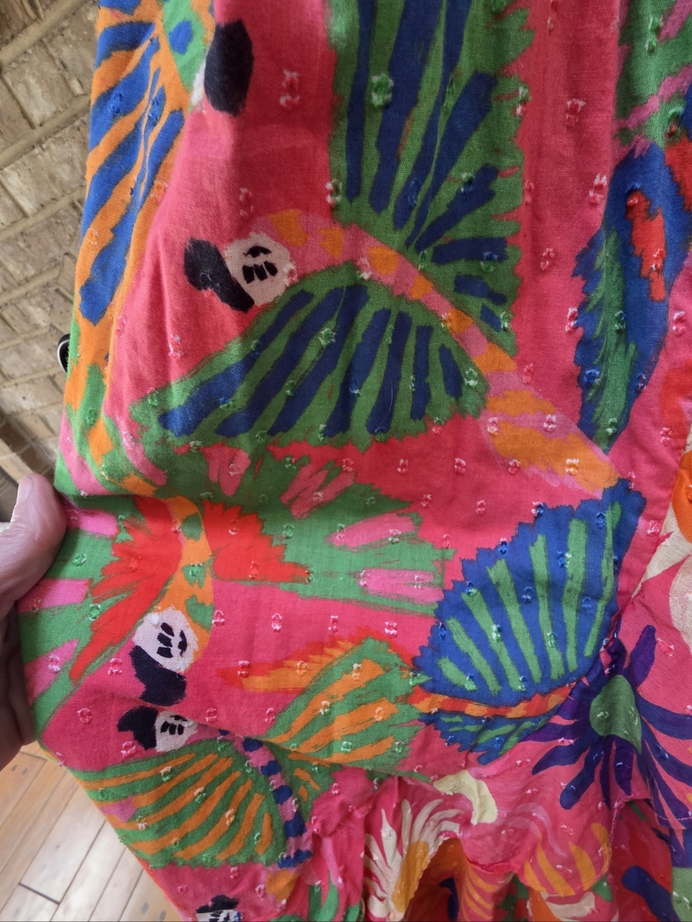 FARM Rio Macaw Ruffled Wrap Dress - Picture 6 of 7